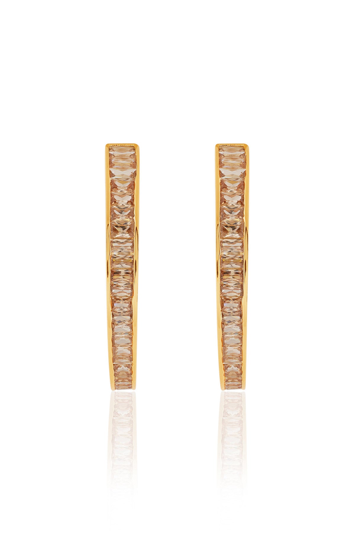 Isharya Solar Bloom Hoops In 18kt Gold Plated indian designer wear online shopping melange singapore 