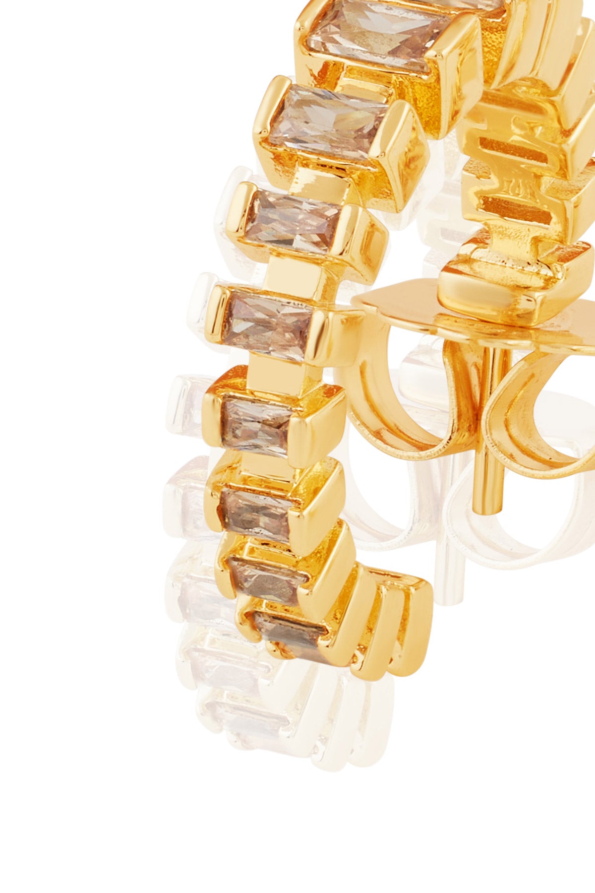 Isharya Solar Flare Hoops In 18kt Gold Plated indian designer wear online shopping melange singapore