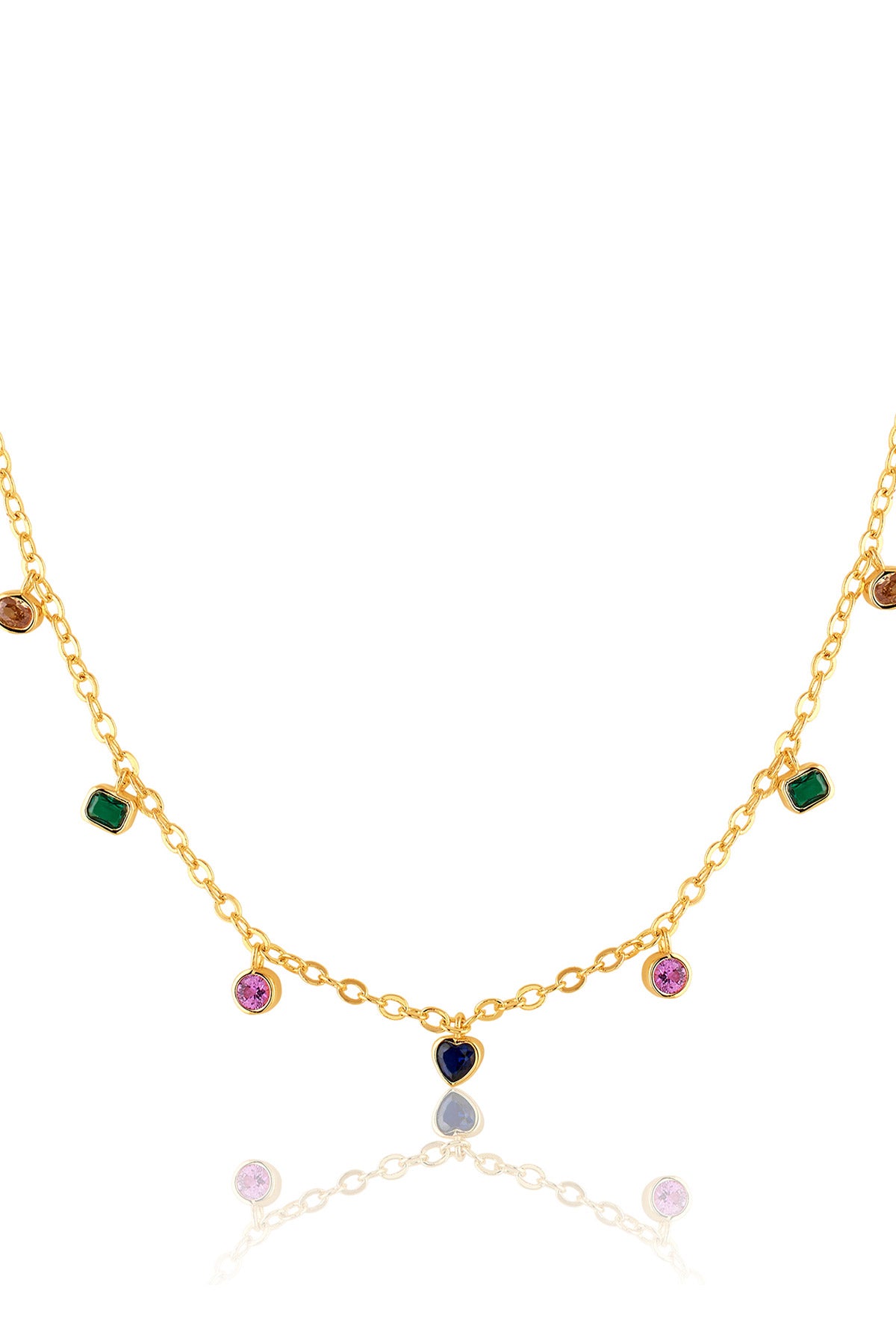 Isharya Soul Symbols Charm Necklace In 18kt Gold Plated indian designer wear online shopping melange singapore