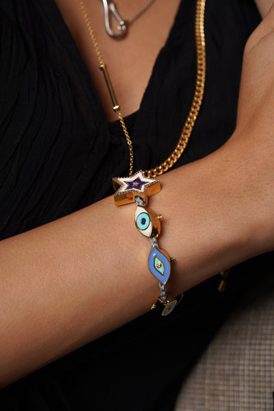 Isharya Sparkle Star Charm In 18kt Gold Plated jewellery indian designer wear online shopping melange singapore