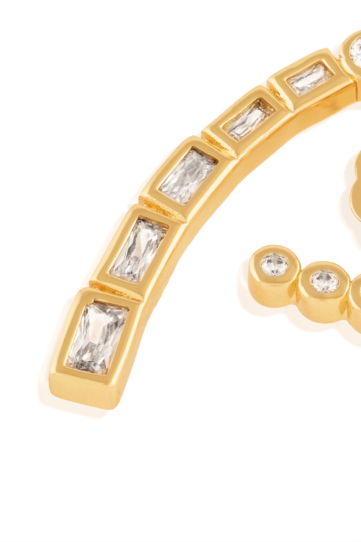 Isharya Summer Sweetheart Earrings In 18Kt Gold Plated indian designer wear online shopping melange singapore 