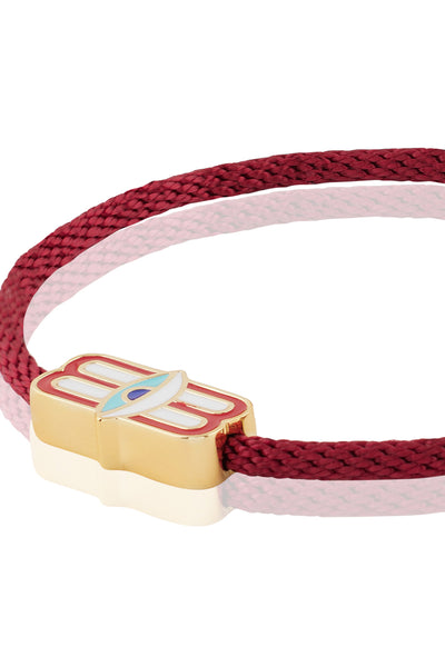 Isharya Trinetra Rakhi Bracelet In 18kt Gold Plated indian designer wear online shopping melange singapore 