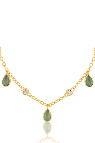 Isharya Verdant Vision Necklace In 18kt Gold Plated indian designer wear online shopping melange singapore 
