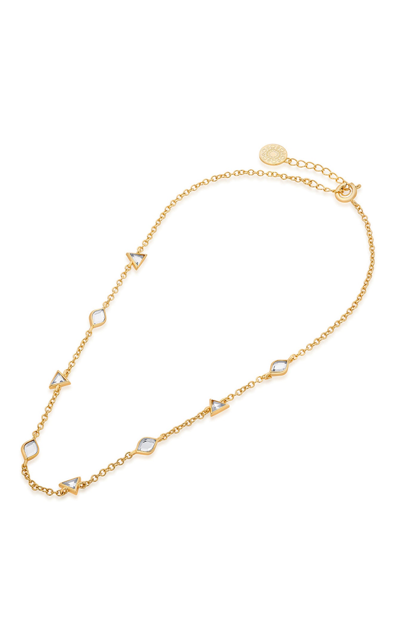 Isharya Very Varq Mirror Necklace In 18Kt Gold Plated jewellery indian designer wear online shopping melange singapore