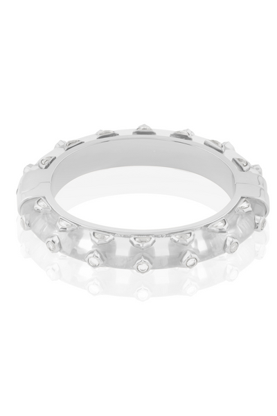 White Mirror Boondein Bangle In 18Kt Gold Plated Melange Singapore Online Shopping Indian Designer Wear