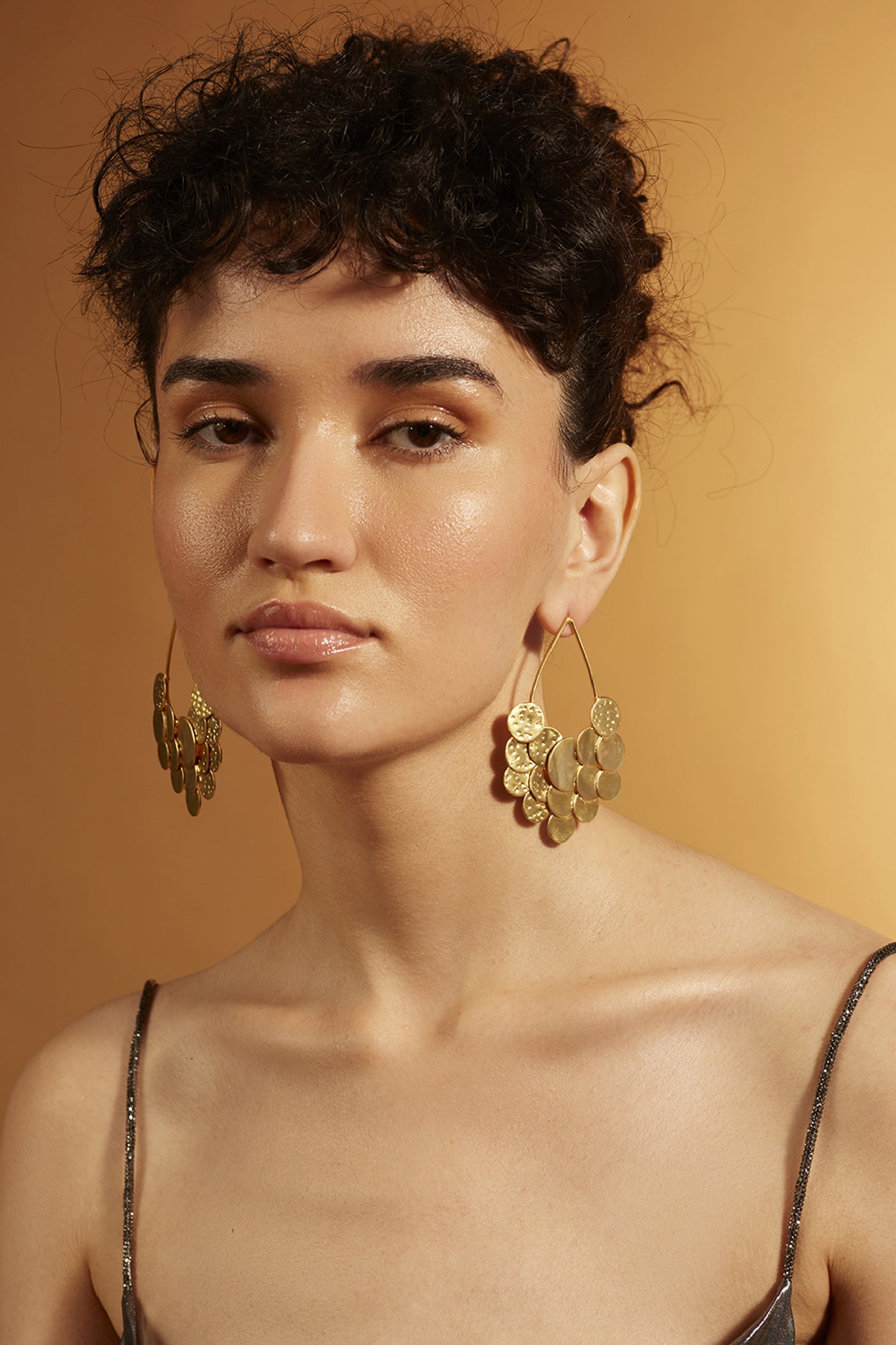 Joules by Radhika Cherry drops  Gold Earrings Jewellery indian designer wear online shopping melange singapore