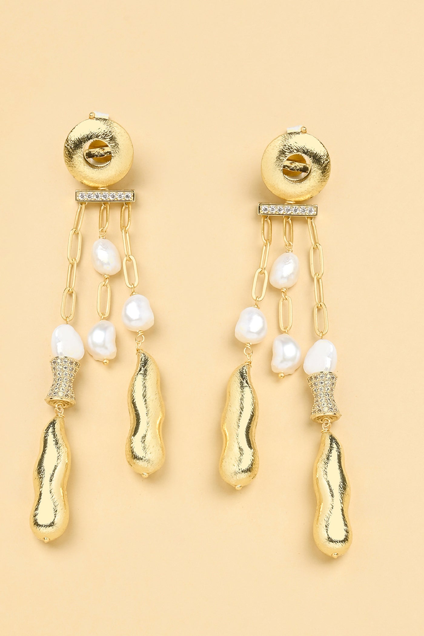 Joules by Radhika Chunklet Drop Earrings Jewellery indian designer wear online shopping melange singapore