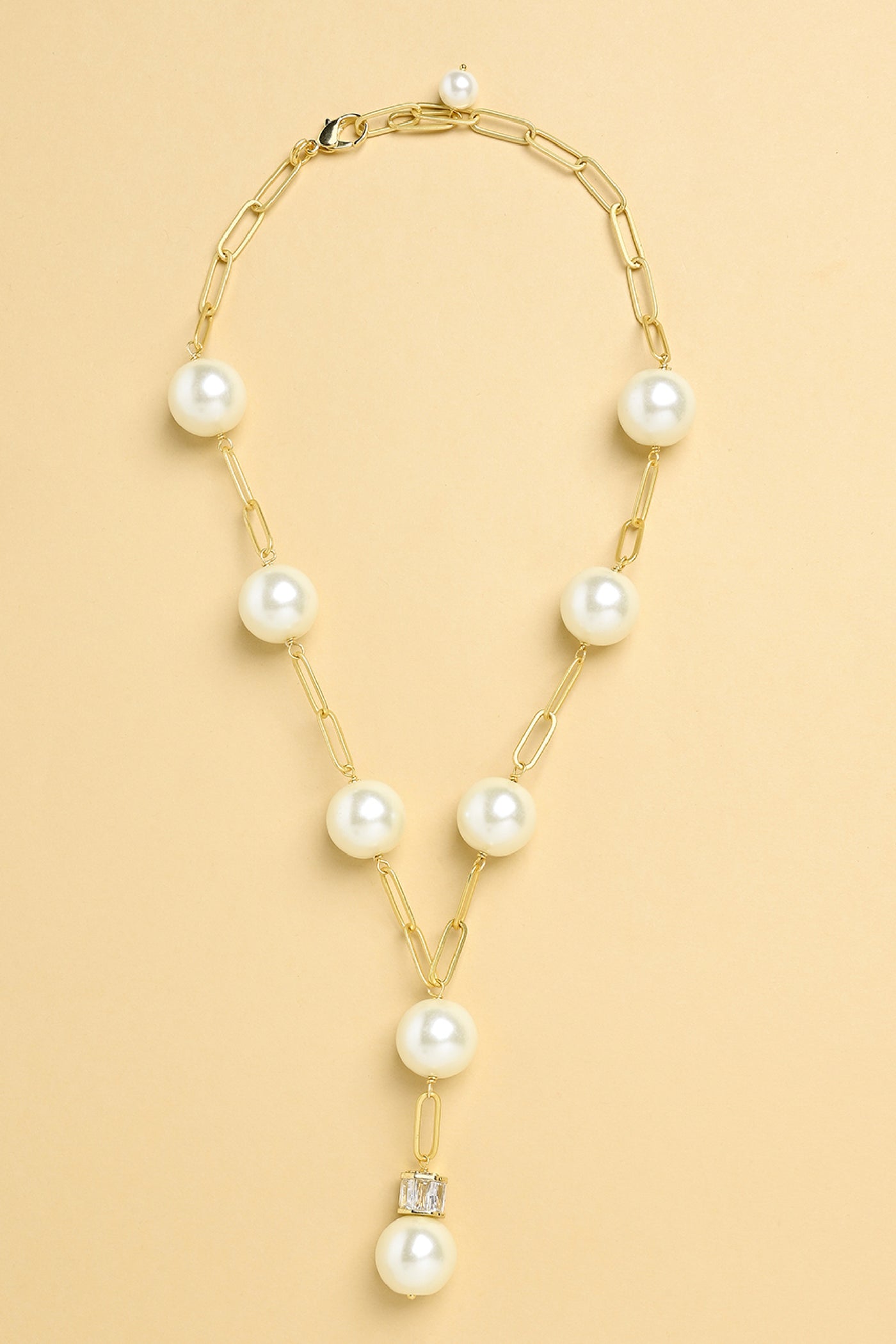 Joules by Radhika Cloud Pearl Lariat Necklace Jewellery indian designer wear online shopping melange singapore