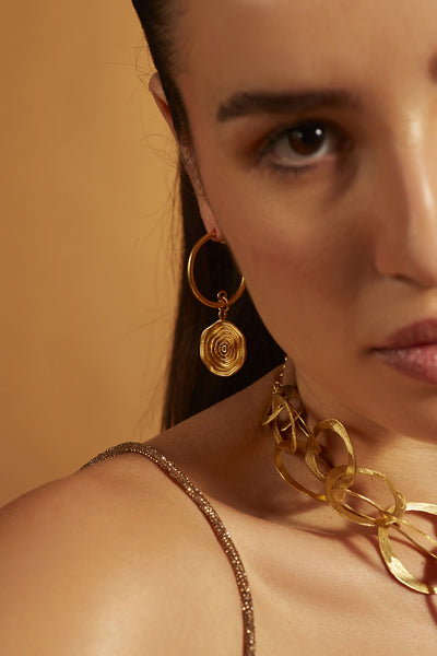 Joules by Radhika Drop Rose Earrings Jewellery indian designer wear online shopping melange singapore