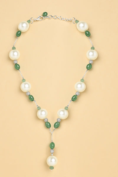 Joules by Radhika Garden Pearl Lariat Necklace Jewellery indian designer wear online shopping melange singapore