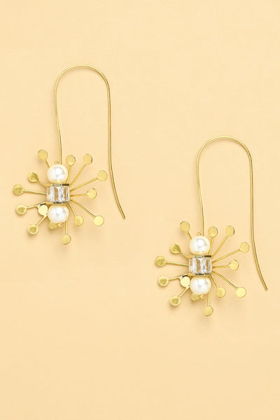 Joules by Radhika Gold Burst Earrings Jewellery indian designer wear online shopping melange singapore