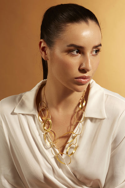 Joules by Radhika Infinity Loop Necklace Jewellery indian designer wear online shopping melange singapore
