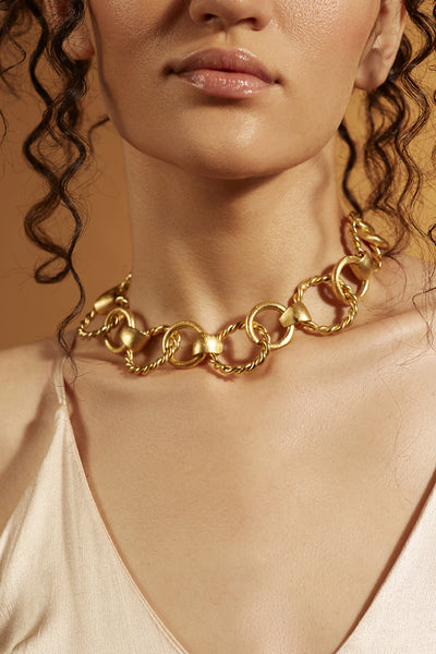 Joules by Radhika Multi Loop Choker Jewellery indian designer wear online shopping melange singapore
