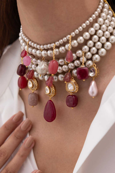 Joules by Radhika Aarva Choker indian designer wear online shopping melange singapore 