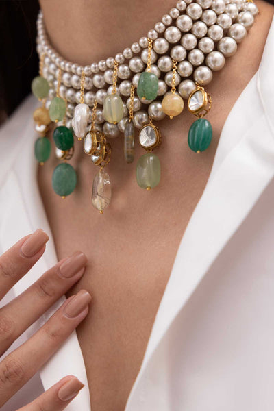 Joules by Radhika Aarya Choker indian designer wear online shopping melange singapore 
