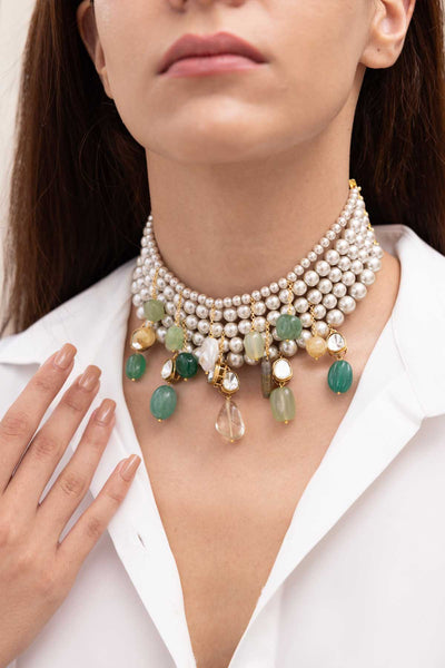 Joules by Radhika Aarya Choker indian designer wear online shopping melange singapore 