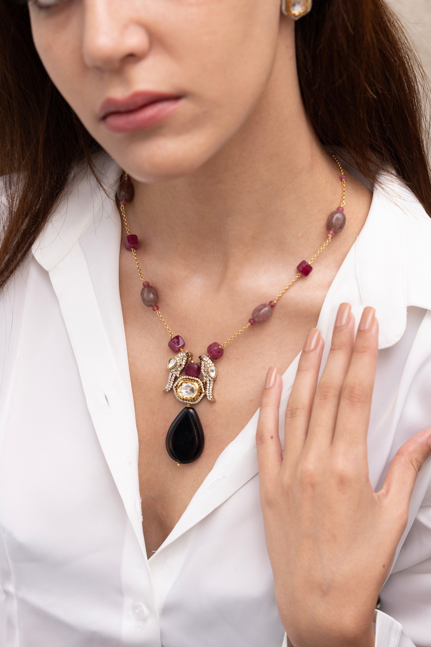 Joules by Radhika Alvira Necklace indian designer wear online shopping melange singapore 