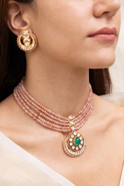 Joules by Radhika Amulya Necklace Set indian designer wear online shopping melange singapore