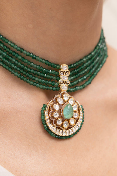 Joules by Radhika Anvya Necklace Set indian designer wear online shopping melange singapore