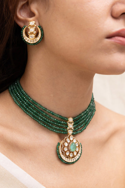 Joules by Radhika Anvya Necklace Set indian designer wear online shopping melange singapore