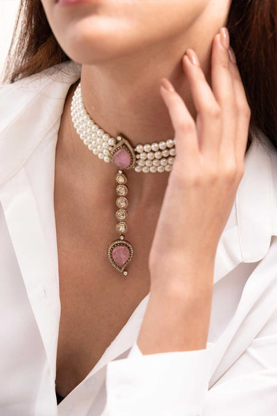 Joules by Radhika Avarna Choker indian designer wear online shopping melange singapore 