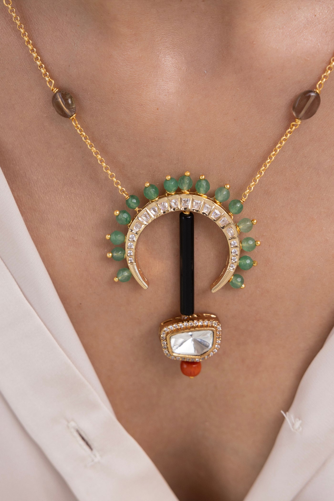 Joules by Radhika Charita Necklace indian designer wear online shopping melange singapore