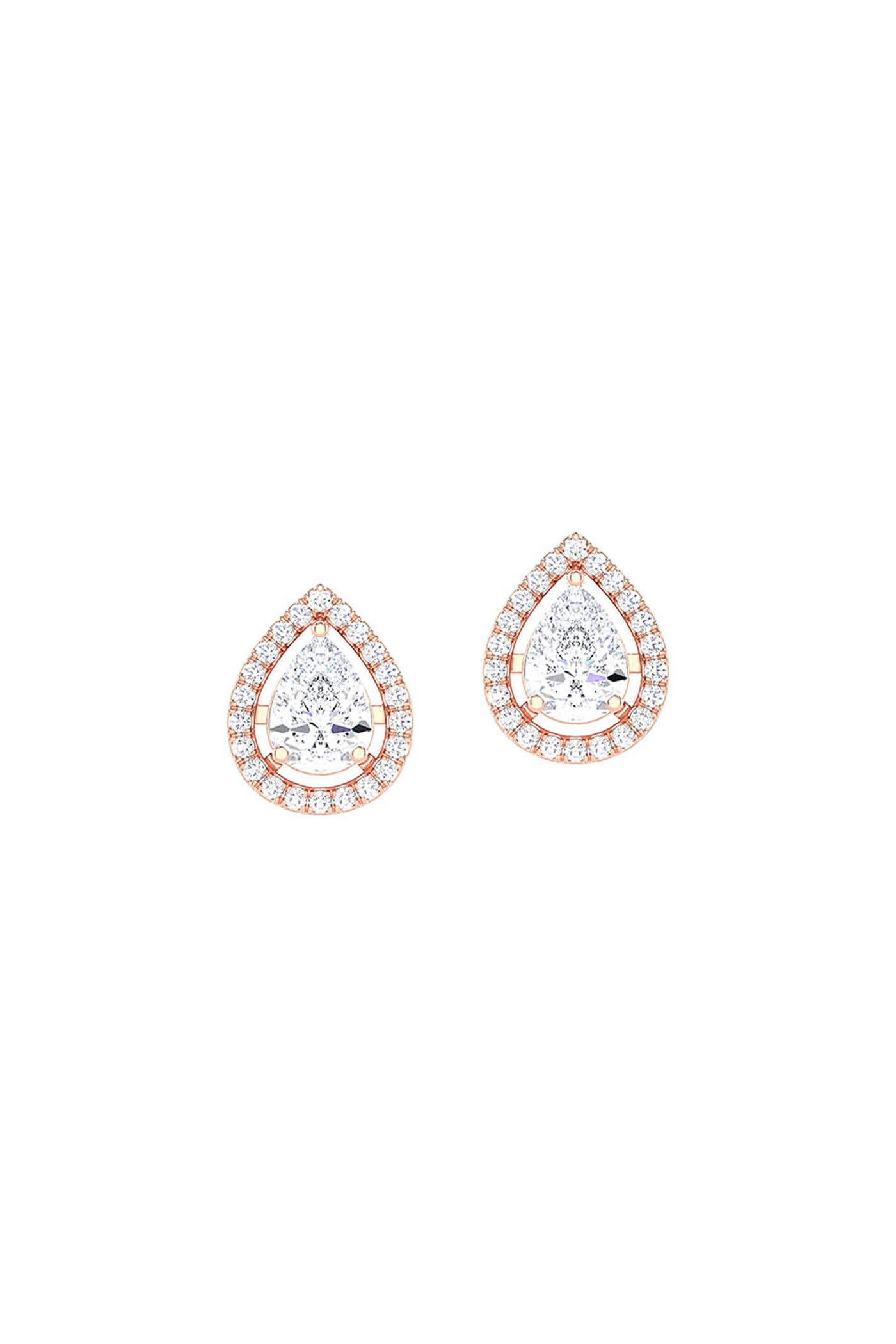 Joules by Radhika Dewdrop Diamond Rose Studs indian designer wear online shopping melange singapore