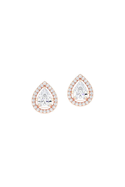 Joules by Radhika Dewdrop Diamond Rose Studs indian designer wear online shopping melange singapore