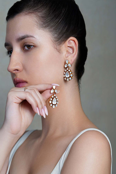 Joules by Radhika Dewra Stud Earrings indian designer wear online shopping melange singapore 
