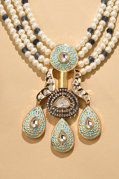 Joules by Radhika Elegant White Choker indian designer wear online shopping melange singapore
