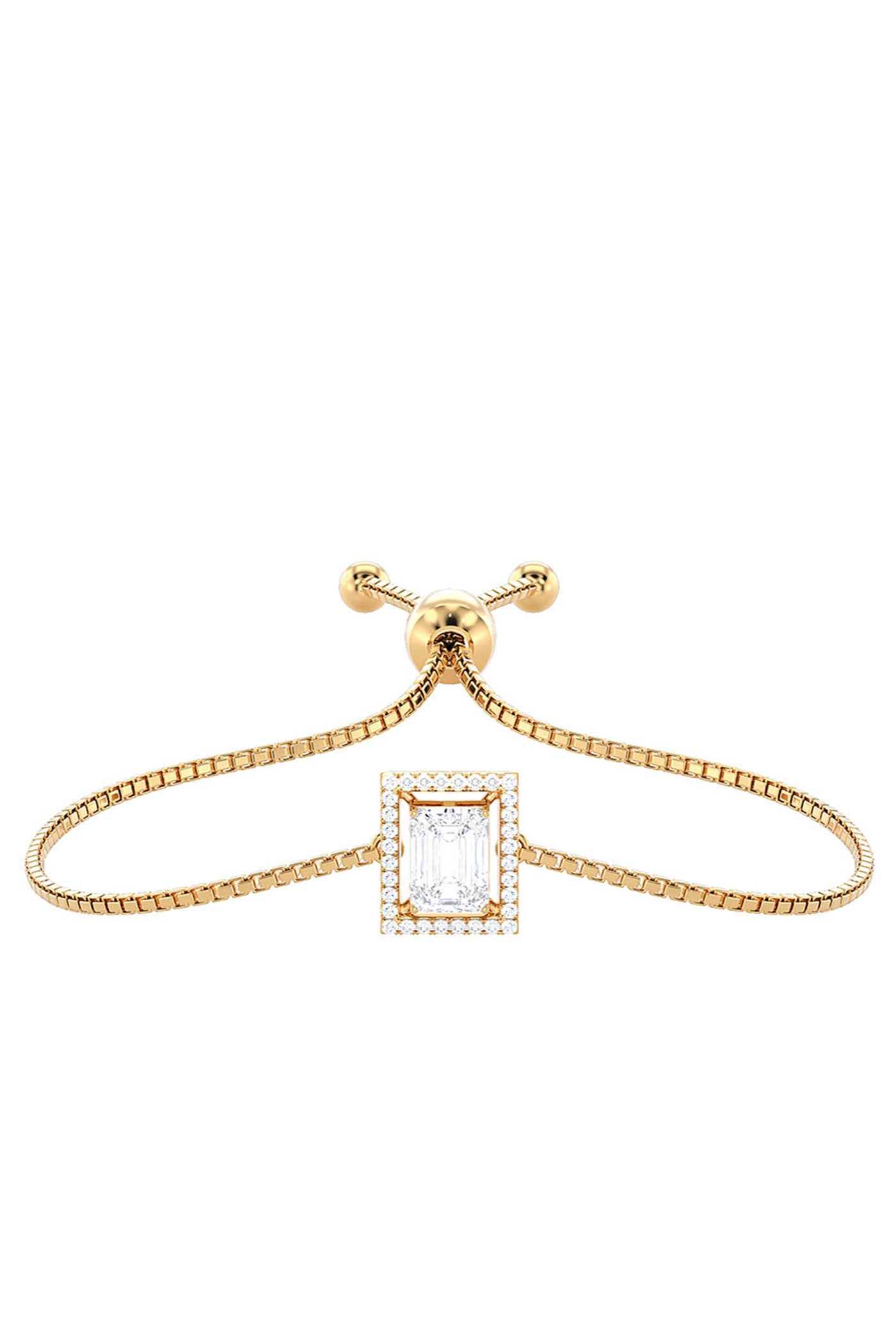 Joules by Radhika Emerald Cut Gleam Bracelet indian designer wear online shopping melange singapore