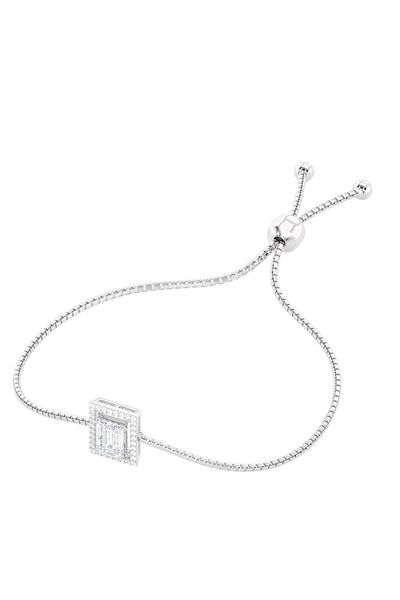 Joules by Radhika Emerald Cut Gleam Bracelet White indian designer wear online shopping melange singapore