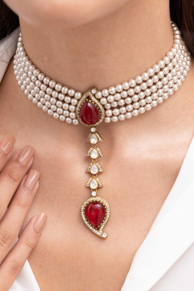 Joules by Radhika Eshita Choker indian designer wear online shopping melange singapore 