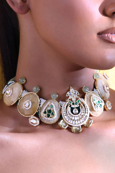 Joules by Radhika Extravagant  Choker jewellery indian designer wear online shopping melange singapore