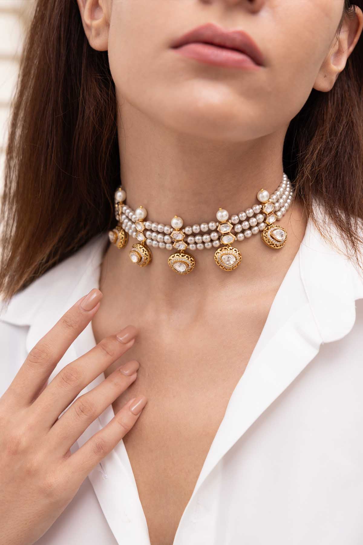 Joules by Radhika Fidaa Choker indian designer wear online shopping melange singapore 