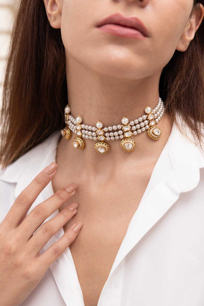 Joules by Radhika Fidaa Choker indian designer wear online shopping melange singapore 