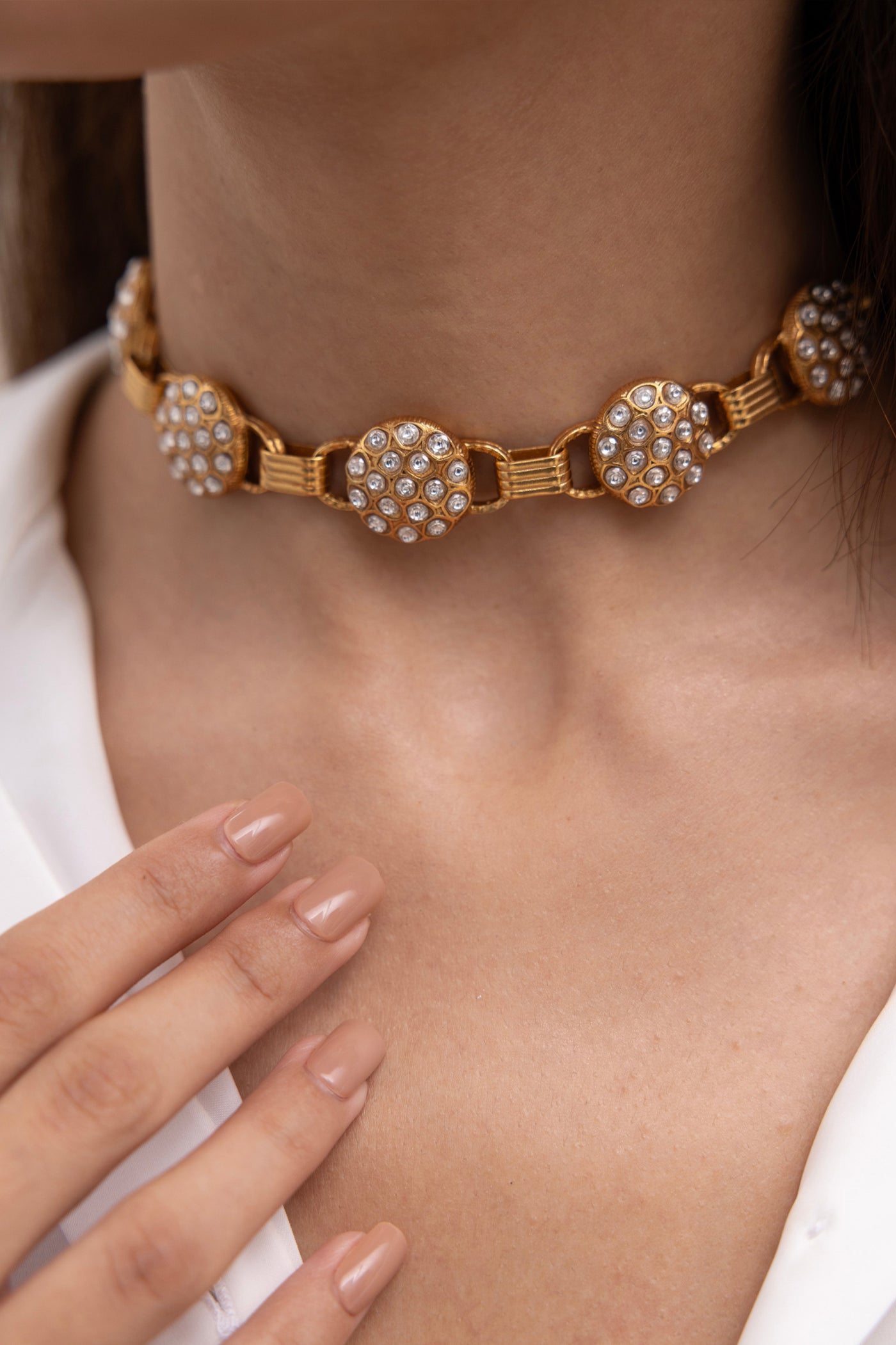 Joules by Radhika Iranya Choker Set indian designer wear online shopping melange singapore 