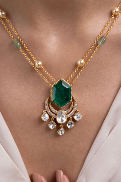 Joules by Radhika Kairavi Necklace indian designer wear online shopping melange singapore 