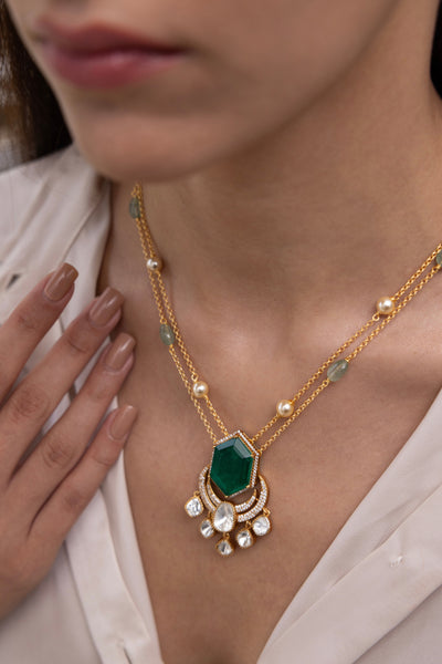 Joules by Radhika Kairavi Necklace indian designer wear online shopping melange singapore 