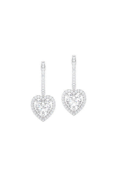 Joules by Radhika Love Drop White Earrings indian designer wear online shopping melange singapore
