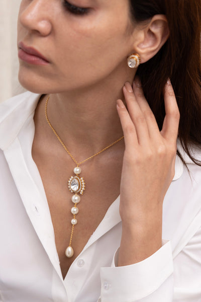 Joules by Radhika Miraya Necklace Set indian designer wear online shopping melange singapore 
