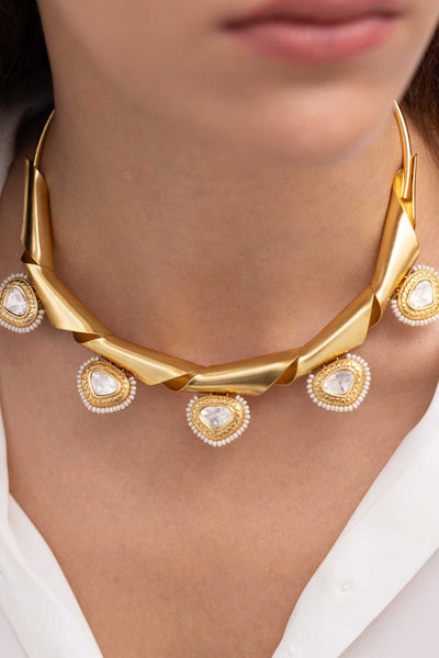 Joules by Radhika Nyra Choker indian designer wear online shopping melange singapore 