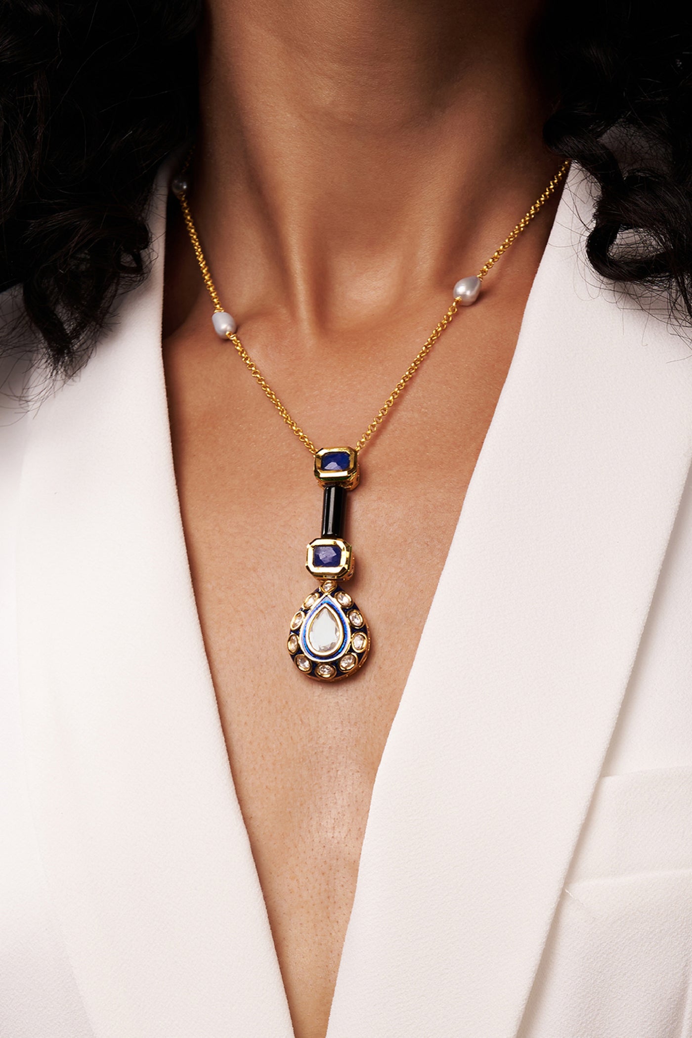 Joules by Radhika Pendant Style Petite Necklace jewellery indian designer wear online shopping melange singapore