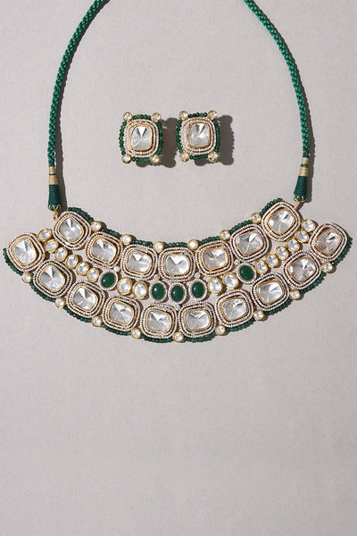 Joules by Radhika Polki Bridal Choker Set jewellery indian designer wear online shopping melange singapore
