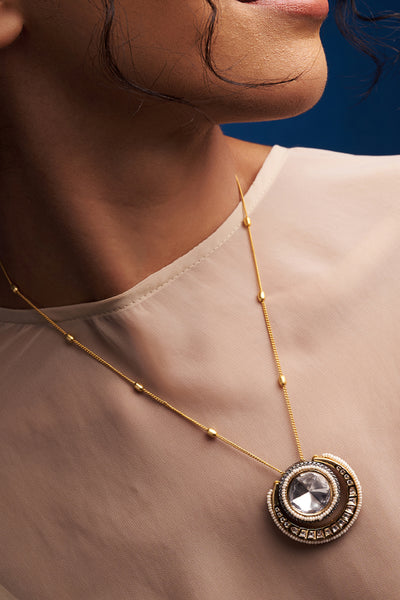 Joules by Radhika Polki Pendant Necklace jewellery indian designer wear online shopping melange singapore