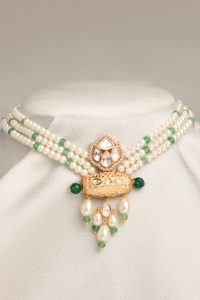 Joules by Radhika Pristine White Necklace indian designer wear online shopping melange singapore
