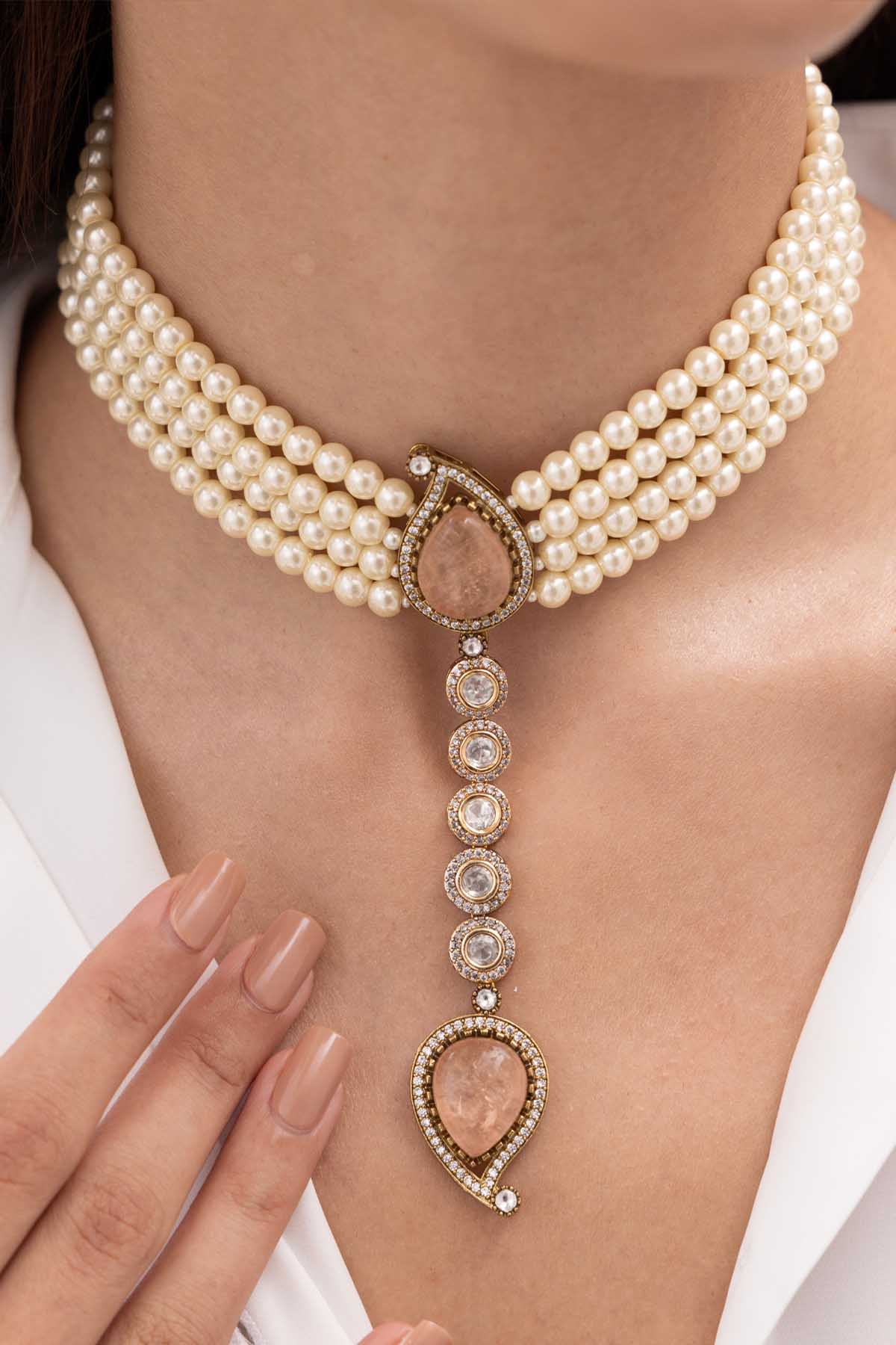 Joules by Radhika Ritika Choker indian designer wear online shopping melange singapore 