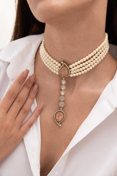 Joules by Radhika Ritika Choker indian designer wear online shopping melange singapore 