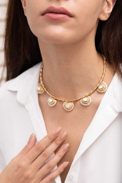 Joules by Radhika Sharaya Choker indian designer wear online shopping melange singapore 