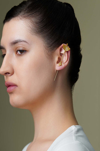 Joules by Radhika Sol Flair Cuff Earrings indian designer wear online shopping melange singapore 